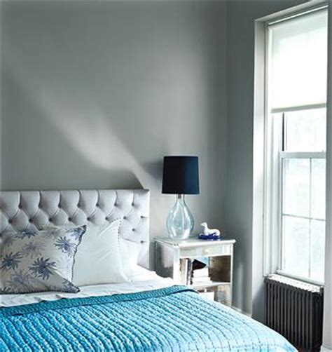 gray  blue bedroom contemporary bedroom domino magazine