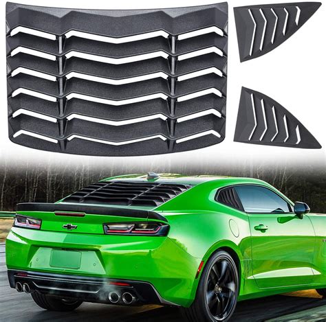 Rear And Side Window Louvers Sun Shade Cover For Chevy Chevrolet Camaro