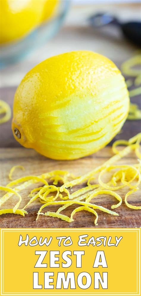And how do you do it with the tools you already have in your kitchen right this tip: How to Zest a Lemon (5 Easy Ways!) - Evolving Table | Recipe | Easy lemon zest, Lemon zester ...