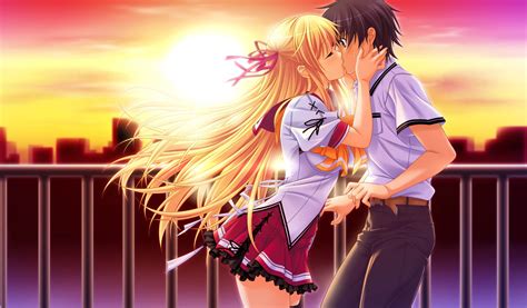 🔥 [47 ] Anime Kissing Wallpaper Wallpapersafari