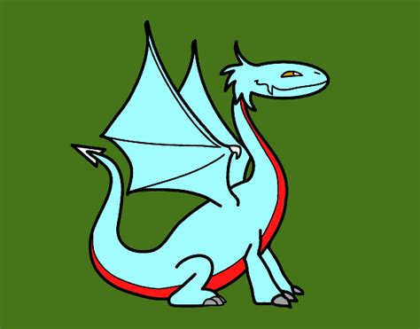 Dibujo De Dragon Mitológico Pintado Por En El Día 03 12 20