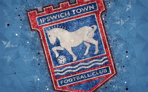 A vector graphic image to represent cross icon. Скачать обои Ipswich Town FC, 4k, geometric art, logo ...