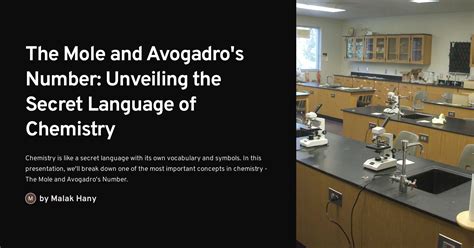 The Mole And Avogadro S Number Unveiling The Secret Language Of Chemistry