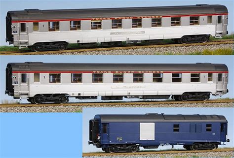 Ls Models Set Of 3 Passenger Cars Mistral 56 In Tee Livery Of Paris