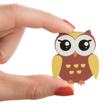 Small Brown Finished Baby Owl Wood Cutouts - Wood Cutouts ...