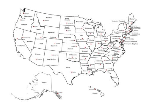Midwest States Map Game Printable Map