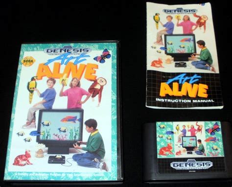 Art Alive Sega Genesis Complete Cib