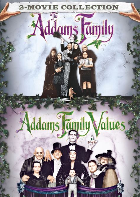 Анжелика хьюстон, рауль хулиа, кристофер ллойд и др. The Addams Family/Addams Family Values 2 Discs [DVD ...