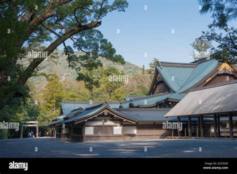 Mie Japan Ise Grand Shrine Ise Jingu Naiku Inner Shrine In Ise