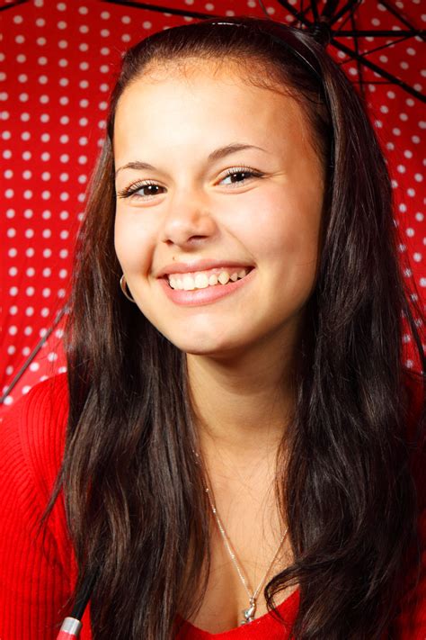 Young Woman In Red Free Stock Photo Public Domain Pictures