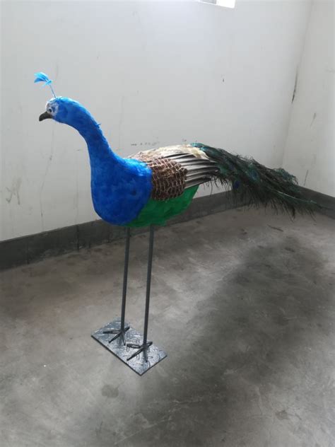 Get info of suppliers, manufacturers, exporters, traders of bird decoration for buying in india. huge 150cm colourful feather peacock bird hard model stage ...