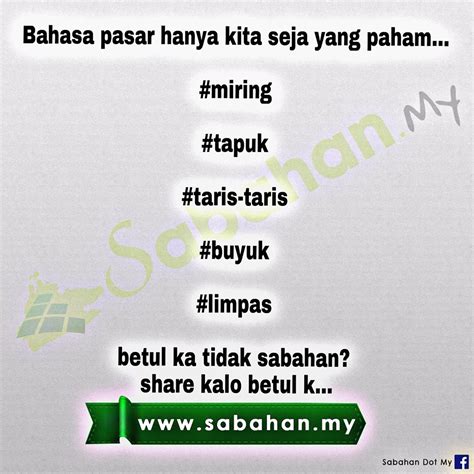As is pasar in english? Jom Ketahui Maksud Bahasa Pasar Orang Sabah | The ...