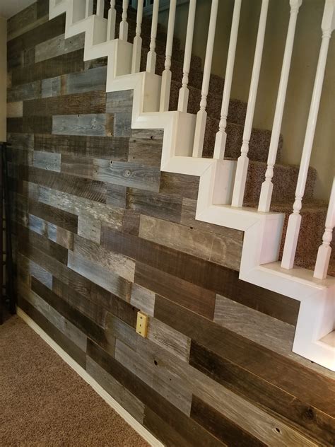 Peel And Stick Wood Wall Planks Very Simple And Quick Installation