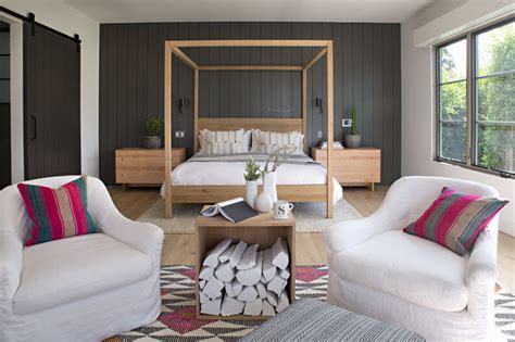 This is the view from the doorway of the room… the collage wall and tiny shelf both stayed we tried a variety of different furniture arrangements but weren't thrilled with any of them. A Contemporary House In California Was Designed With ...