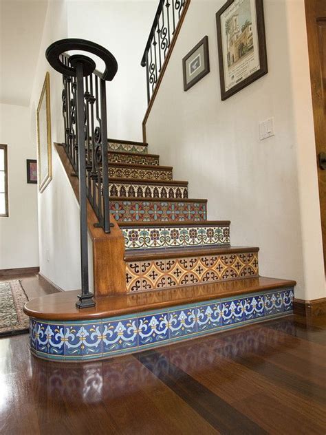 Best Mediterranean Decor Idea 78 Tiled Staircase Staircase Design