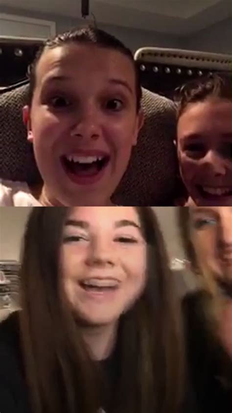 Millie With Fans On Live Millie Bobby Brown Bobby Brown Bobby