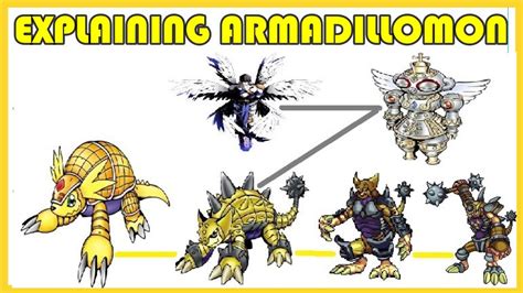 Explaining Digimon ARMADILLOMON DIGIVOLUTION LINE Digimon Conversation YouTube