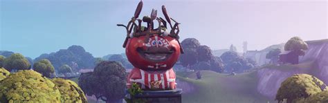 Fortnite Search Between A Giant Rock Man Crowned Tomato And