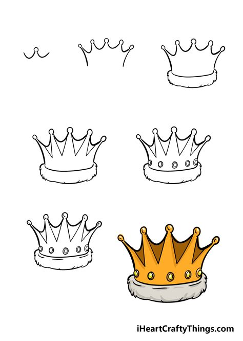 Beautiful Work Info About How To Draw A Crown Step By Dreampollution