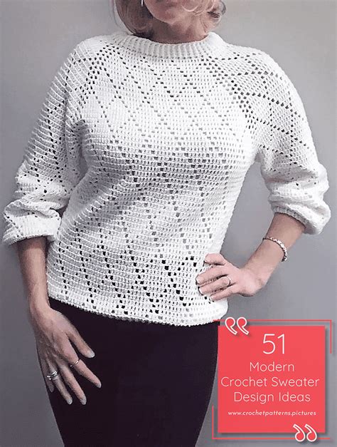 51 Crochet Modern Sweater Designs In Different Models 4 Crochet
