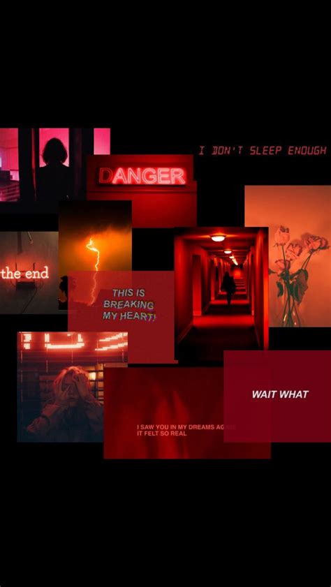 Red Collage Maroon Aesthetic Red Aesthetic Grunge