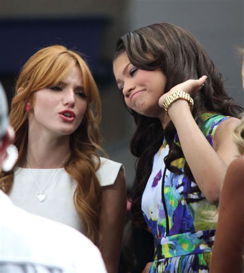 Bella Thorne And Zendaya In In Los Angeles California 2012 Bella