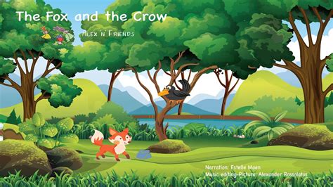 The Fox And The Crow Aesops Fable For Kids In English Learning