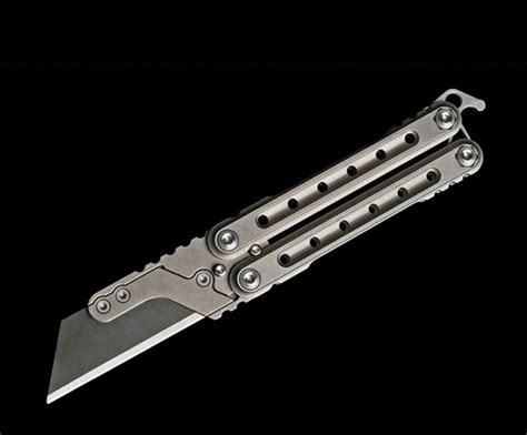 Box Cutter Butterfly Multi Tool Solid Titanium 1x Piece Etsy