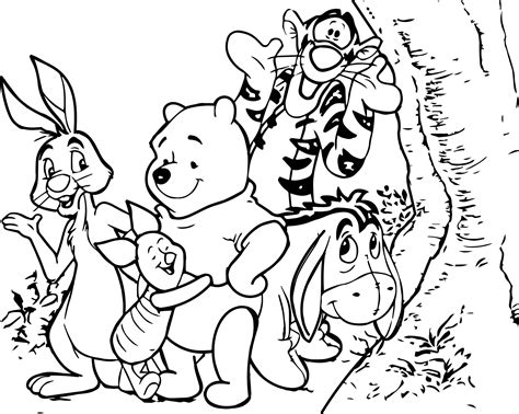 Winnie The Pooh Coloring Pages Pooh And Friends Coloring Kleurboek My XXX Hot Girl