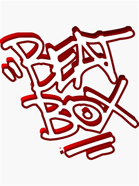Graffiti Tag Beat Box Sticker By Ffelder Redbubble