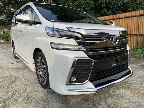 You are now easier to find information about toyota mpv, suv and sedan cars with this information including latest toyota price list in malaysia, full specifications. Toyota Vellfire 2016 Z G Edition 2.5 in Kuala Lumpur ...
