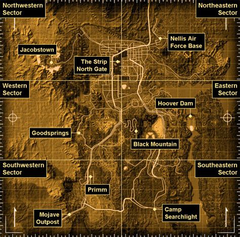 Fallout New Vegas Full Map Maping Resources