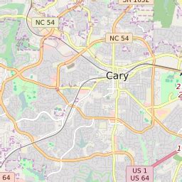 Cary Nc Zip Code Map Map