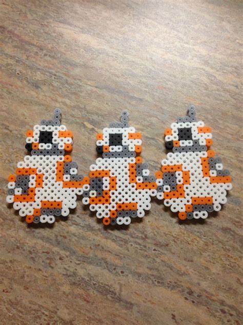 I Made Some Adorable Bb 8s In Perler Beads Star Wars Crafts Diy