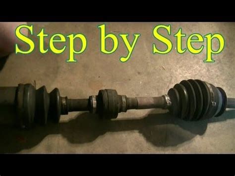 How To Replace A CV Axle Car Maintenance Axle Ford Explorer