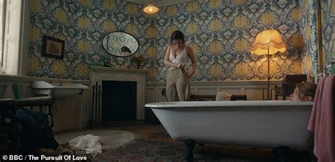 Lily James Strips Naked To Frolic In The Bath And Sunbathes Pregnant In