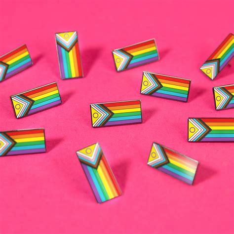 Intersex Inclusive Progress Pride Flag Pin Enamel Badge Etsy Uk
