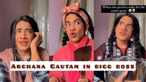Archana Gautam In Bigg Boss 16 Parts 1 4 Mikeal Akash Youtube