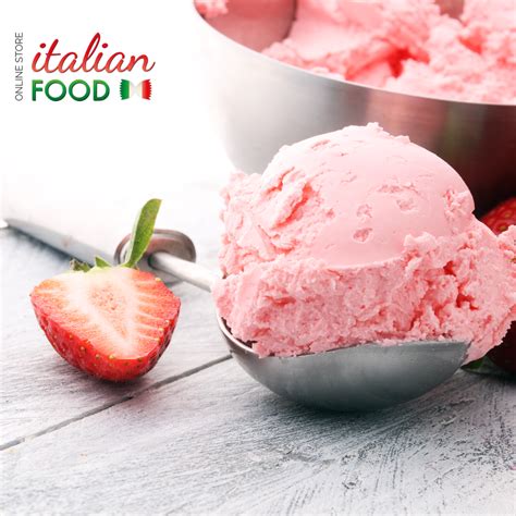 Gelato Alla Fragola Strawberry Gelato Food Strawberry Ice Cream