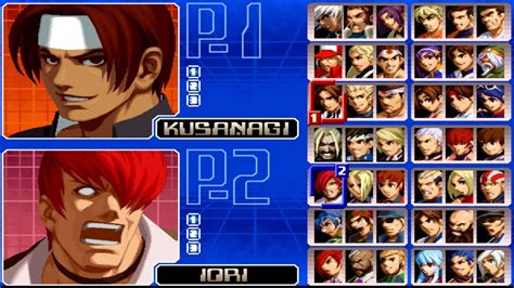 The King Of Fighters 2002 All Characters Ps2 Youtube