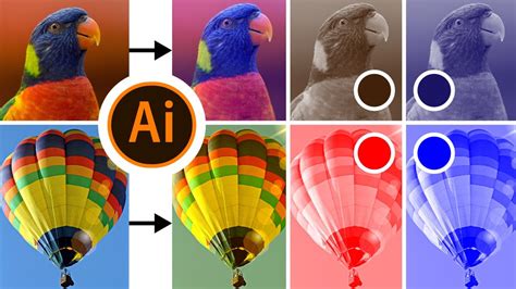 Updated How To Change Image Colors In Adobe Illustrator Tutorial