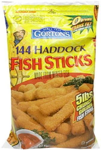 Gortons Haddock Fish Sticks 144 Ea Nutrition Information Innit