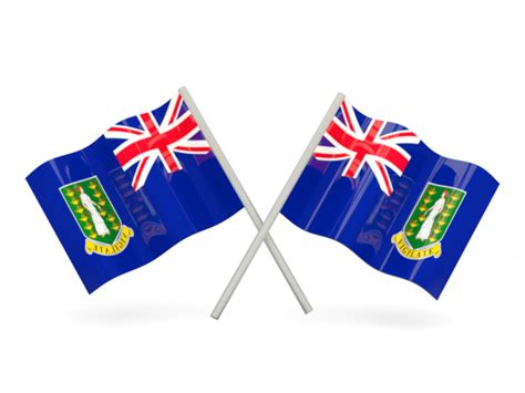 Two Wavy Flags Illustration Of Flag Of Virgin Islands