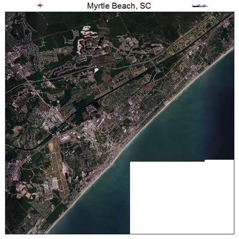 Aerial Photography Map Of Myrtle Beach Sc South Carolina