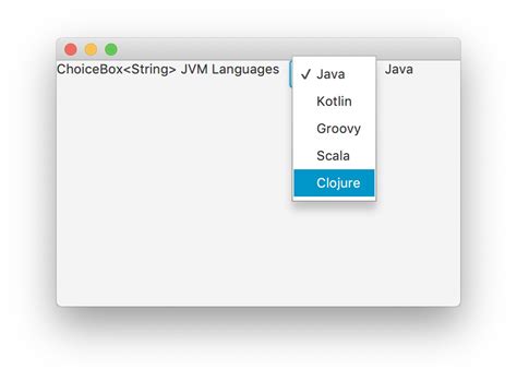 How To Use Javafx Choicebox And Combobox Controls The Coding Interface