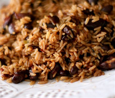 riz aux pois rice and beans haitian dish haitian food recipes food recipes