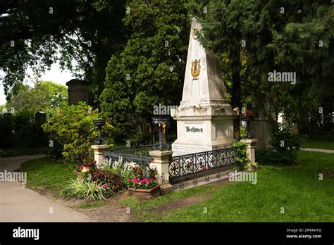 Beethovens Grave In The Central Cemetery Of Vienna June 4 2023