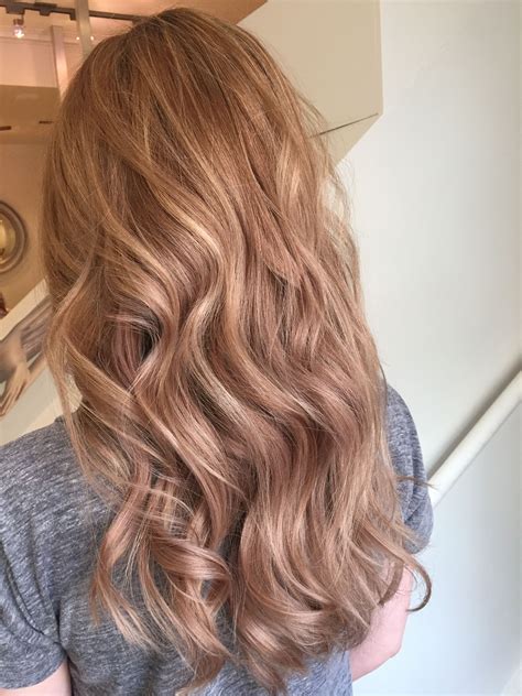 Rose Gold Honey Hair Color Hair Color Light Brown Ombre Hair Color