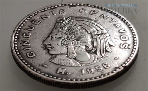Cuánto vale un Cuauhtémoc de bronce la moneda de 50 centavos conocida