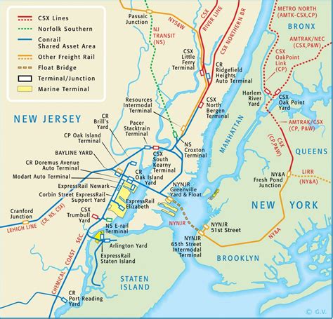 Map Of New York And New Jersey New York On A Map